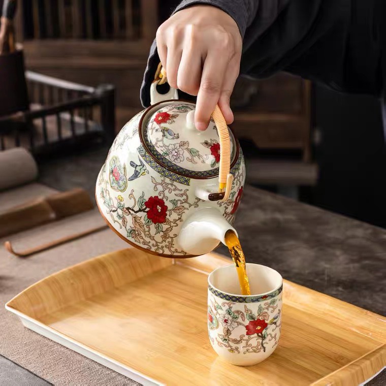 Ấm chén trà tân cổ điển sang trọng ACT52