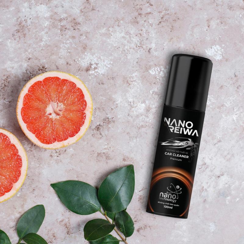 Diệt khuẩn, khử mùi ô tô Nano Reiwa Premium 100ml - Hương bưởi