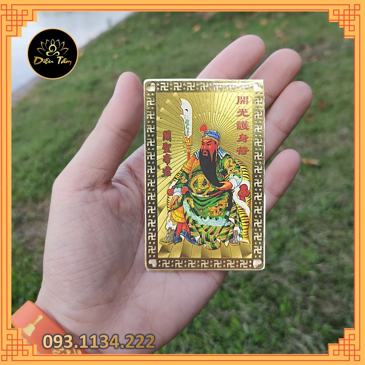It is fitted board with coin pocket, Hoang Tri dynasty, Lien Hoa born, Ara, Bao cat Wall, Feng Shui clearance, Guan Yu orders...