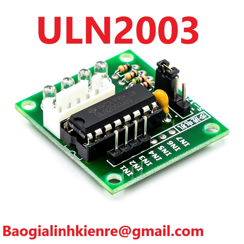 Động cơ bước dc 5v 12v, mạch điều khiển động cơ bước uln2003
