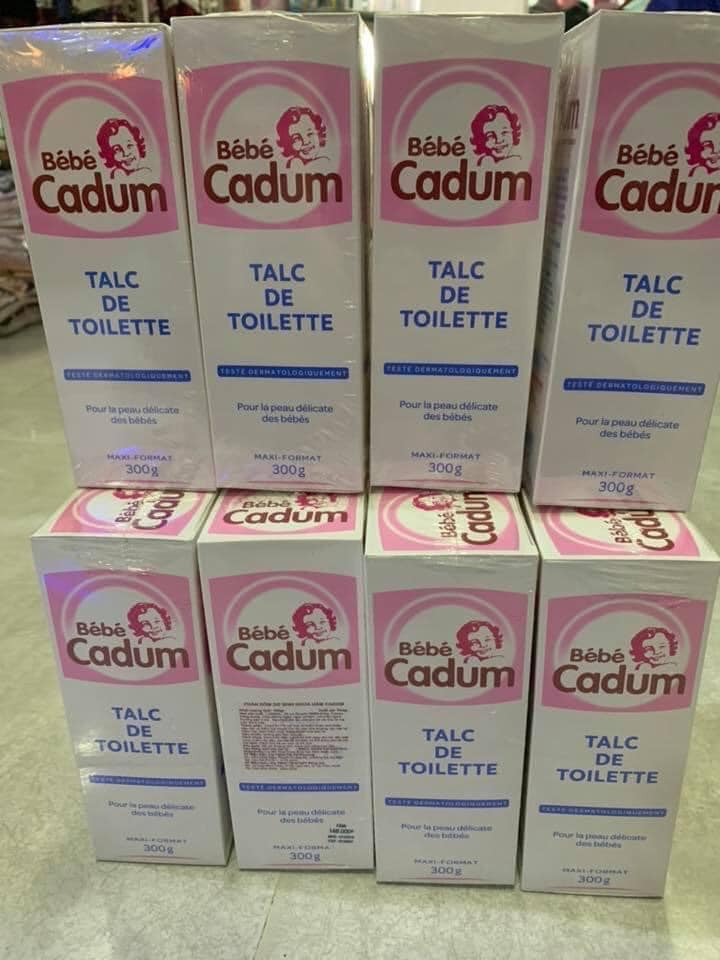 Phấn rôm sơ sinh chống hăm BéBé Cadum 300gr - Hàng Pháp