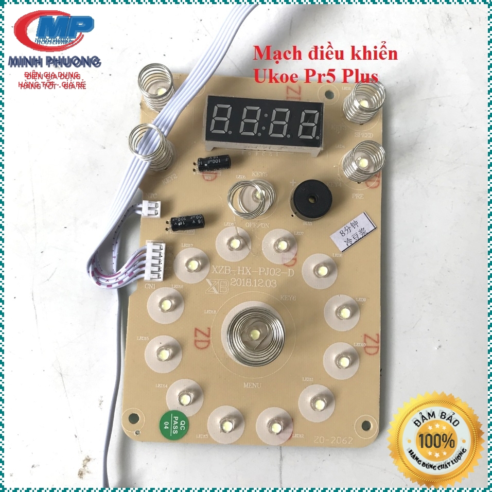 Phụ kiện Mạch điện Máy làm sữa hạt UKOEO PR5 PLUS (Bo main của máy)