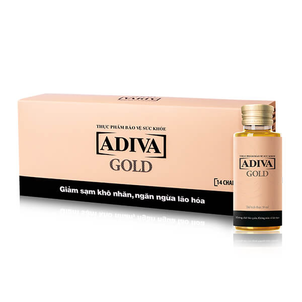 [HCM](Chính hãng) Combo 02 Hộp Collagen Adiva GOLD (14 lọ/ hộp)