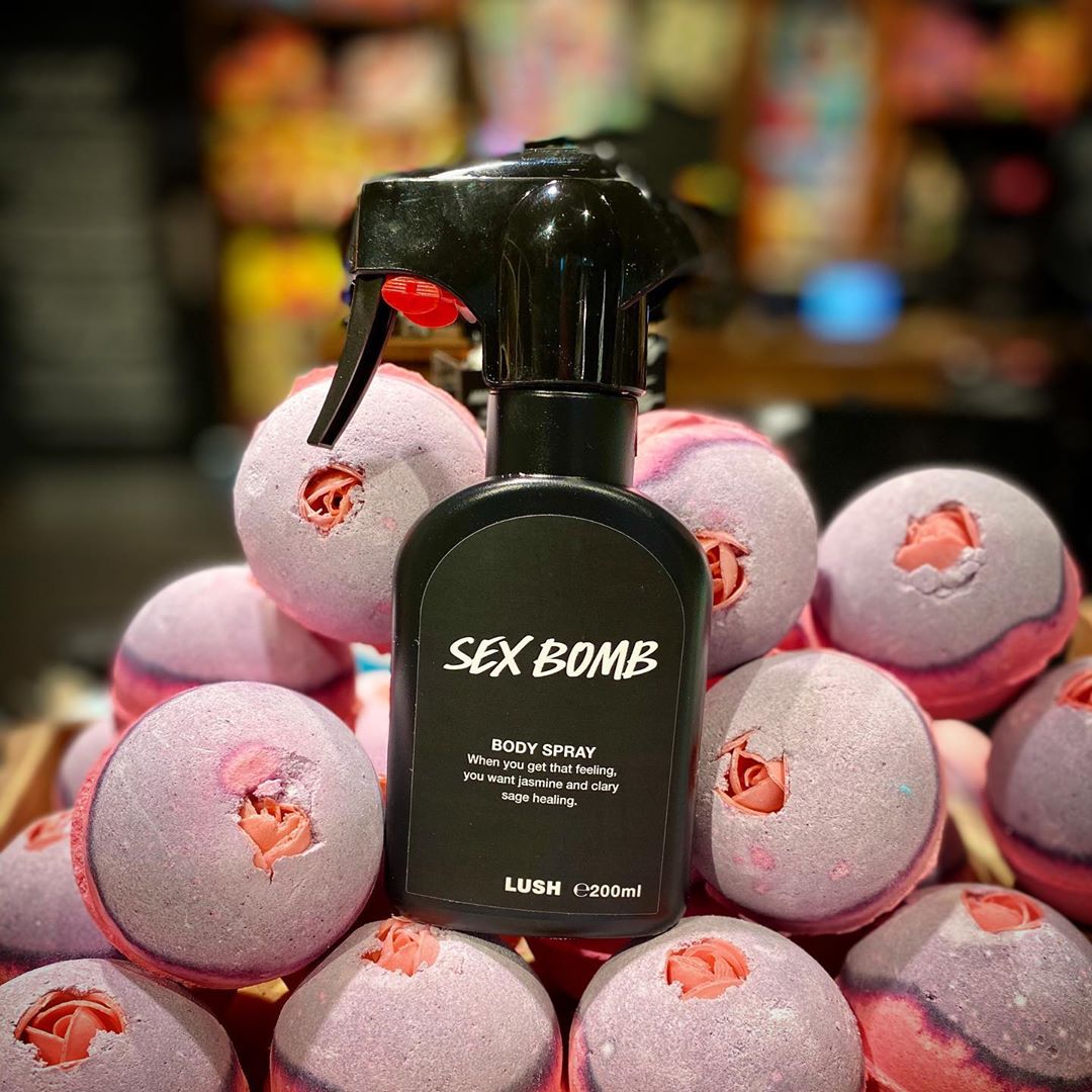 [HCM]Xịt toàn thân LUSH - S e x Bomb body spray