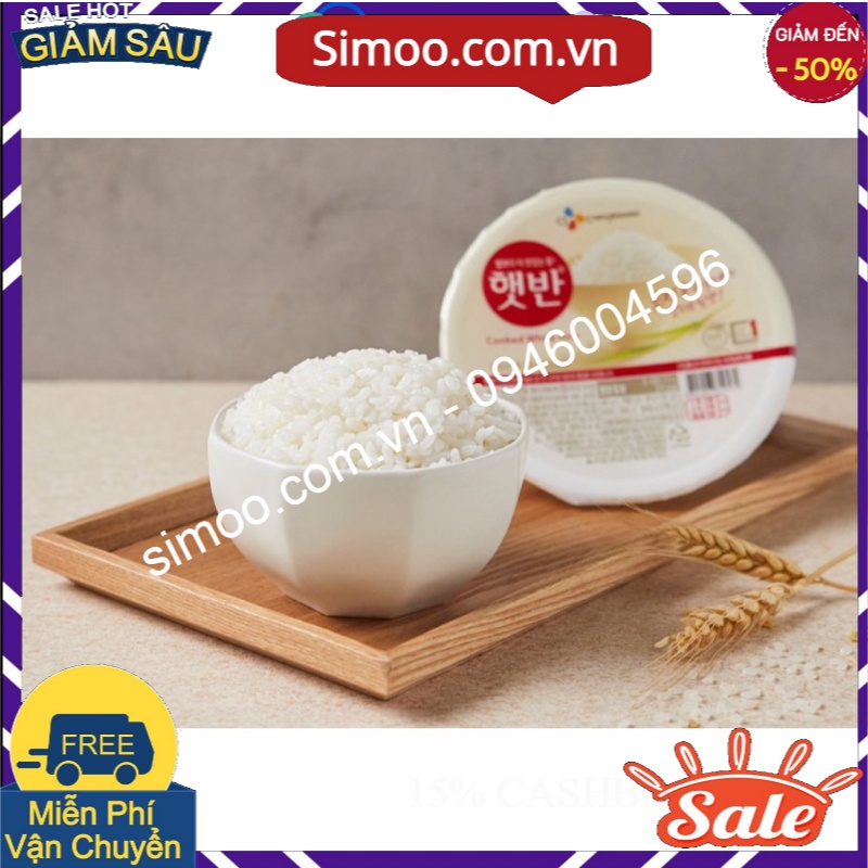 SẢN PHẨM CHÍNH HÃNG [CJ HETBAHN] CƠM ĂN LIỀN - [CJ] 햇반