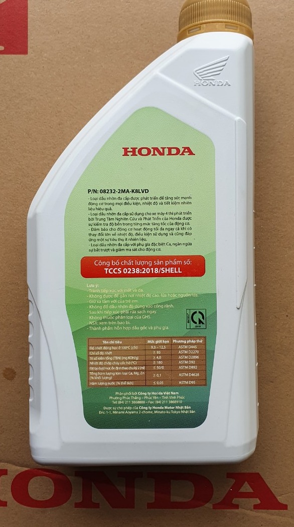 [HCM]DẦU MÁY XE  HONDA WINNER  1.2L