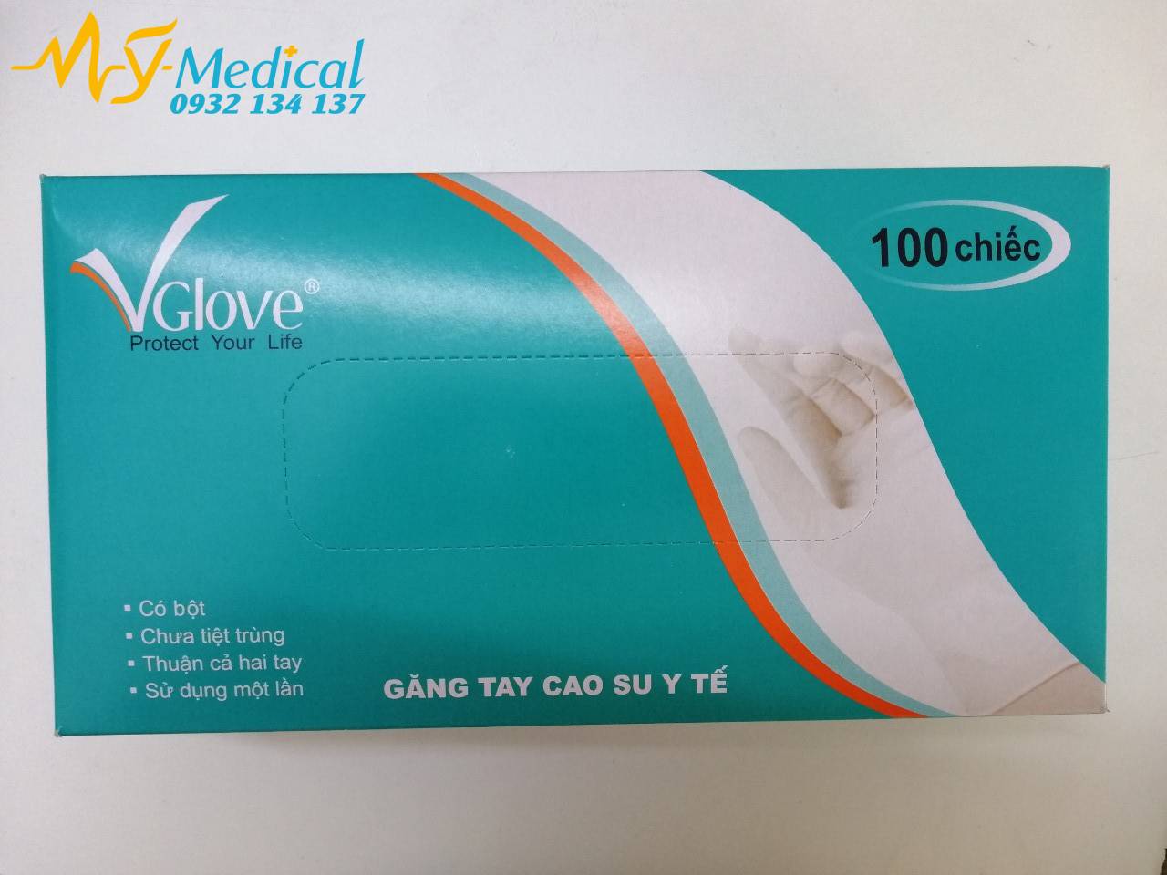 Găng tay y tế có bột Vglove