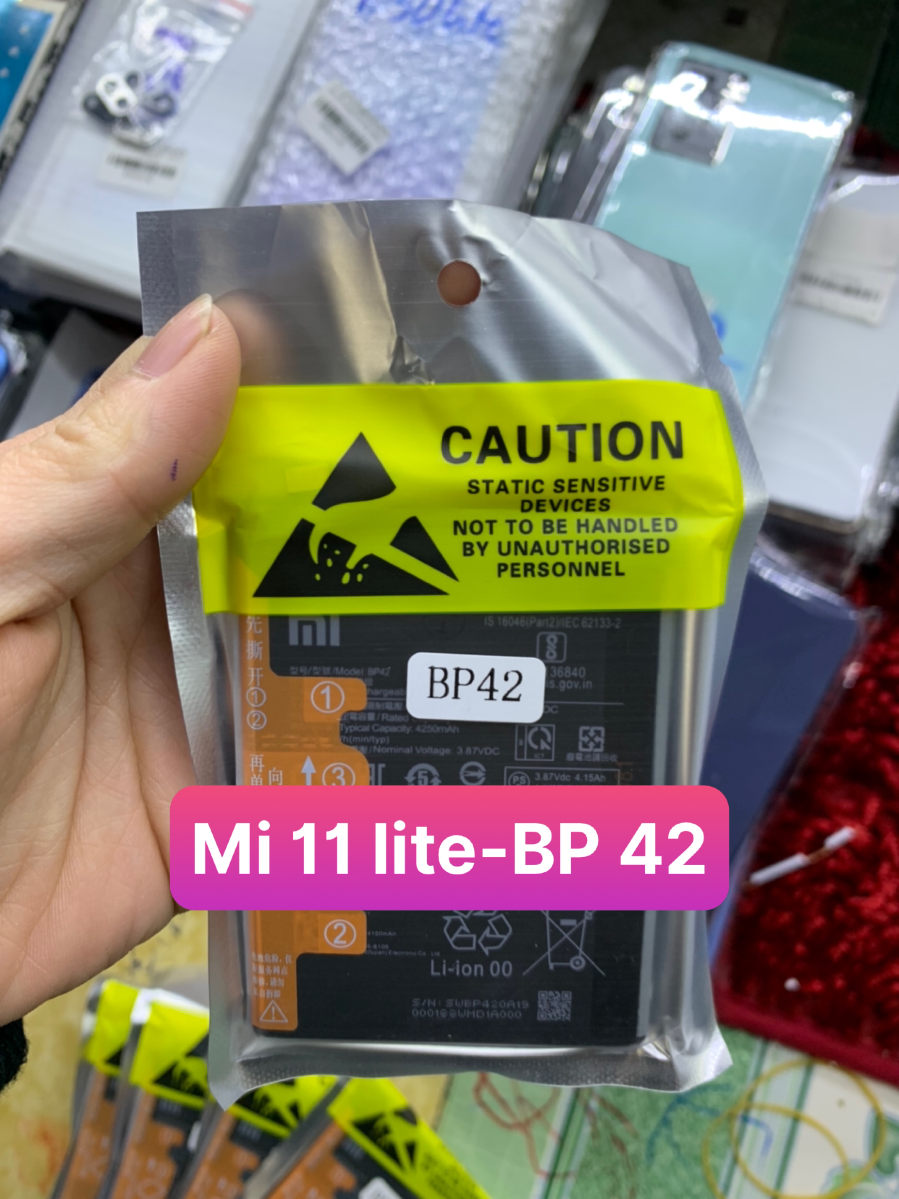Pin zin mới điện thoại xiaomi mi 11 lite -bp42