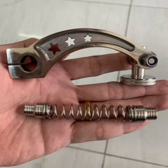 Càng Thắng Cong INOX 304 Kèm Lò Xo