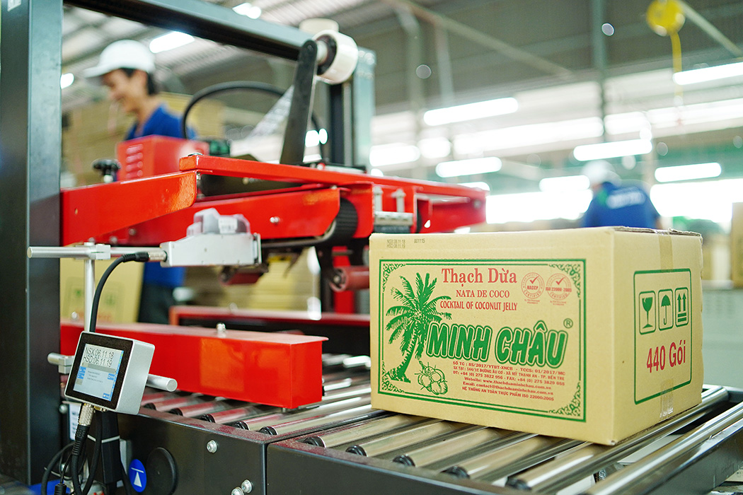 Thạch dừa Minh Châu bịt 500gram thơm ngon hảo hạn