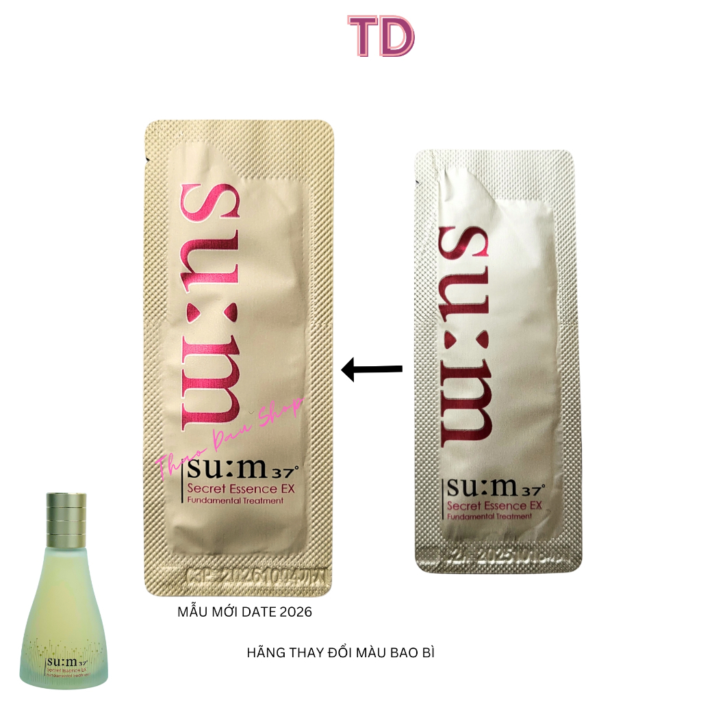 5 hoặc 10 Gói  Sum37 Tinh Chất Cải Thiện Các Vấn Đề Về Da Su:m37 Secret Essence 1ml tloskorea cũ