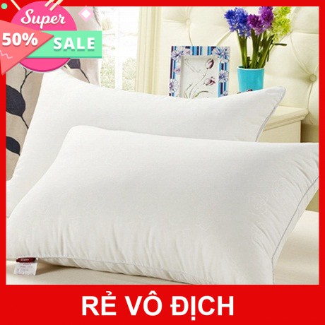 2 chiếc ruột gối bông hạt cao cấp 100% bông sơ tự nhiên hàng loại 1