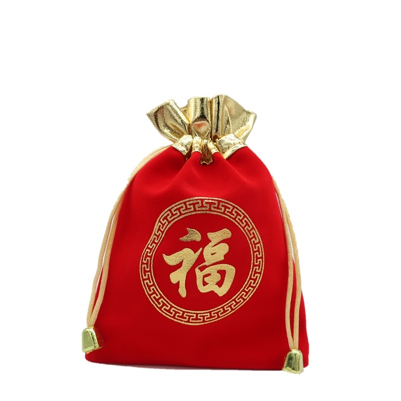 Túi Nhung đỏ may mắn