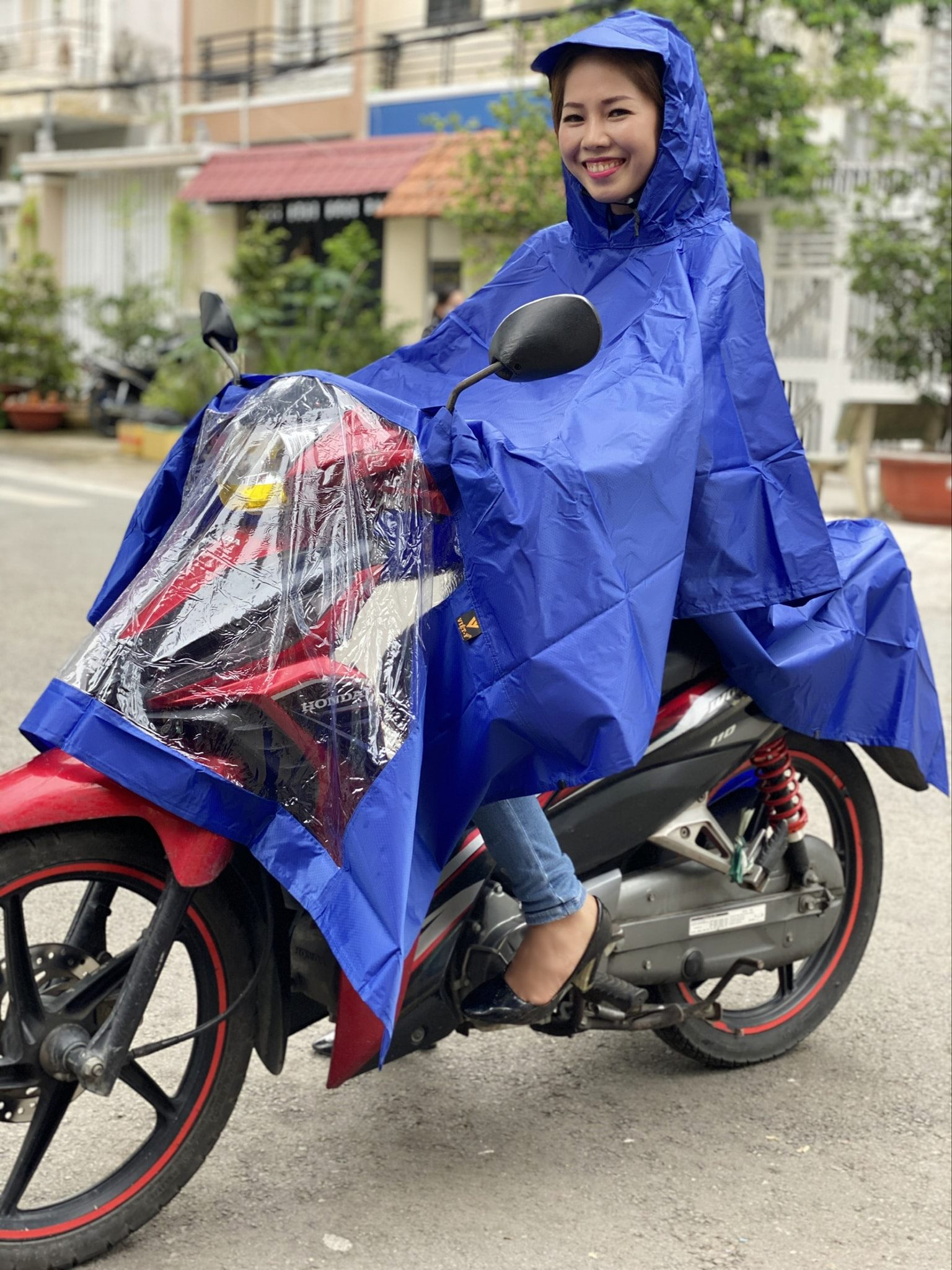Áo mưa cánh dơi khổ lớn big size