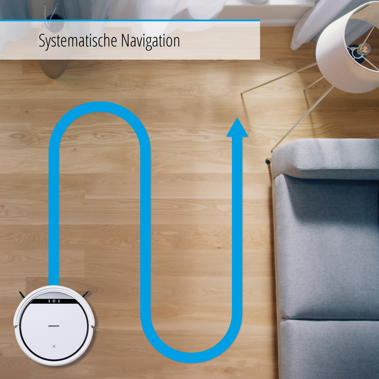 [Trả góp 0%]ROBOT HÚT BỤI MEDION MD 19511