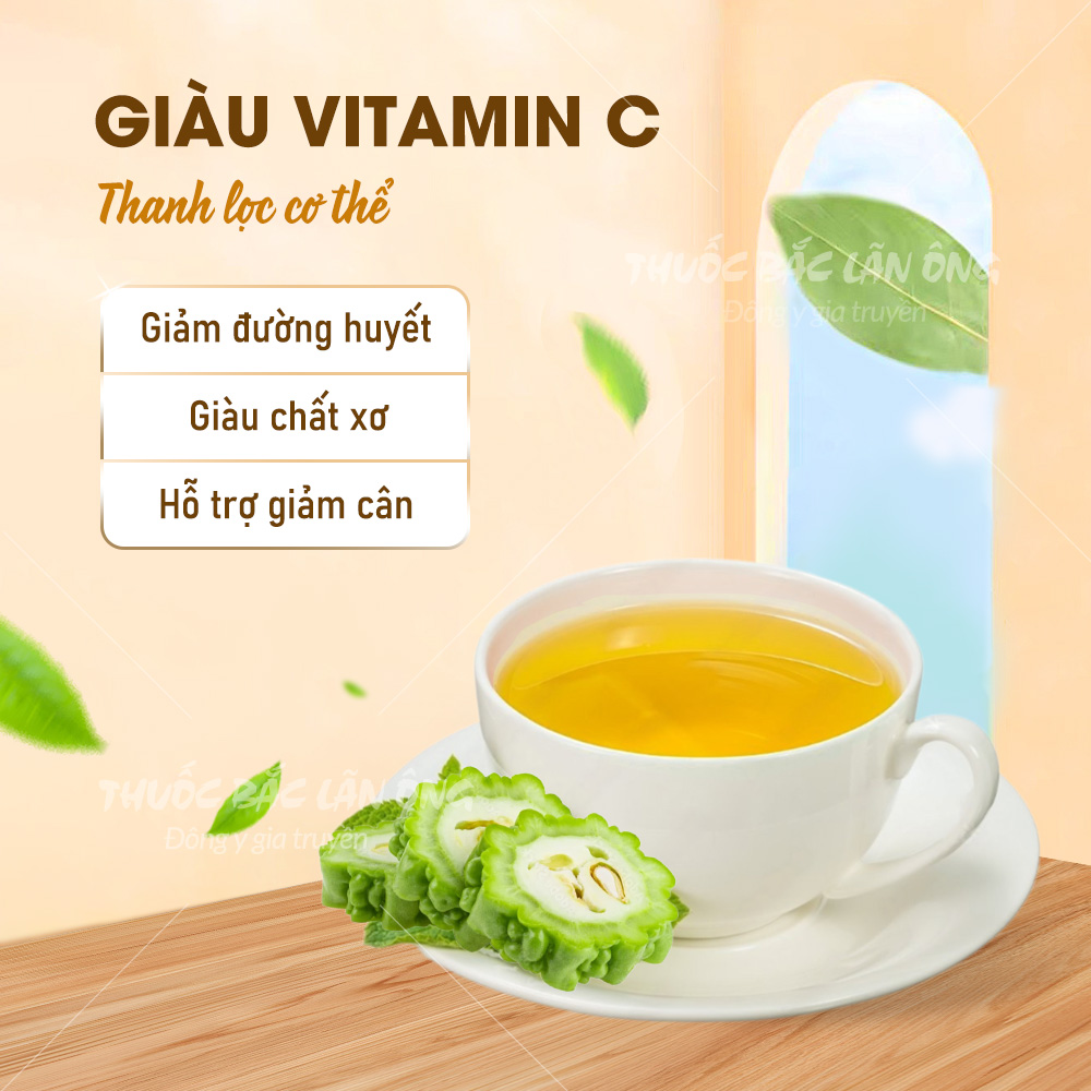 Bột khổ qua 100g, bột mướp đắng rừng, nguyên chất, hỗ trợ giảm mụn, ngừa tiểu đường, detox, giảm cân