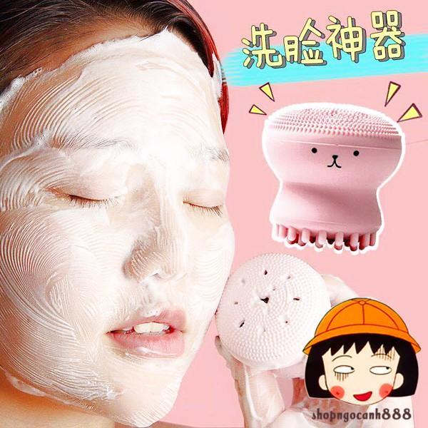 Cọ rửa mặt và massage bạch tuộc