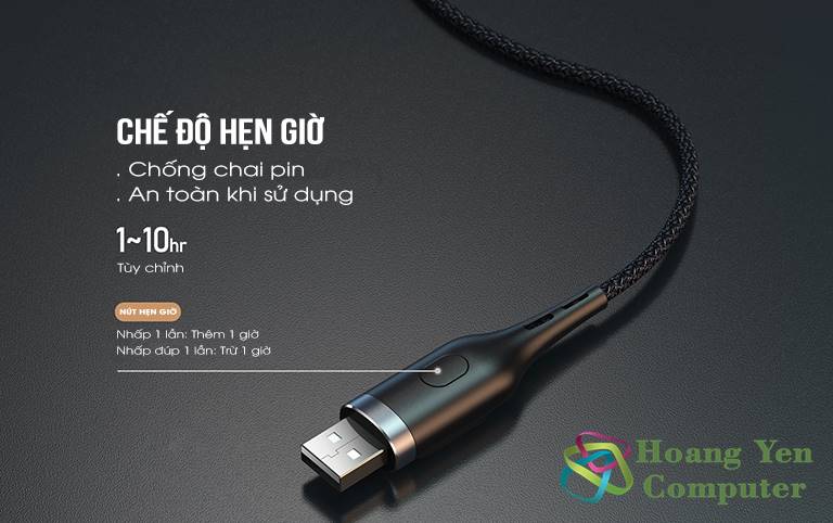 Cáp Sạc TYPE C Thông Minh Remax RC-096a Cho Android ( Hiển thị dòng sạc, Cài Giừ Tự Ngắt) - BH 6 Tháng 1 đổi 1