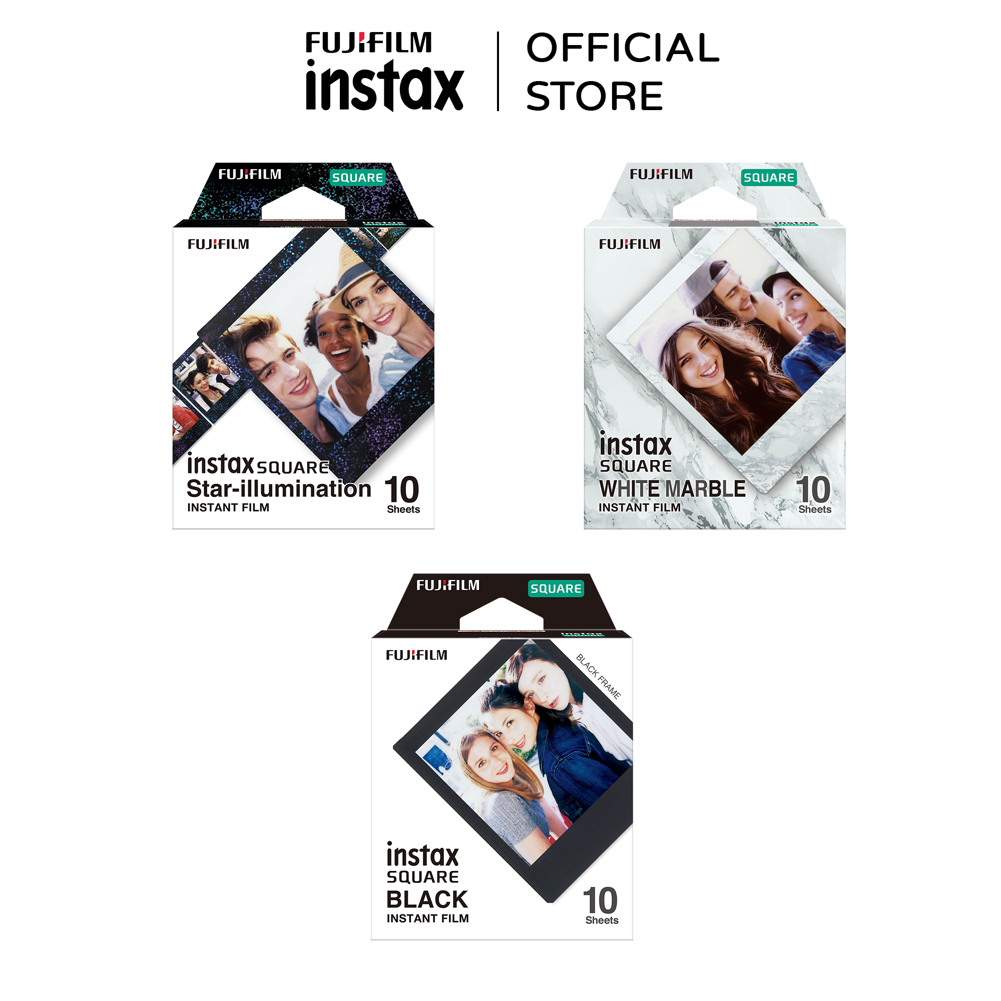 Phim Máy Chup Ảnh Lấy Liền - Fujifilm Instax Square