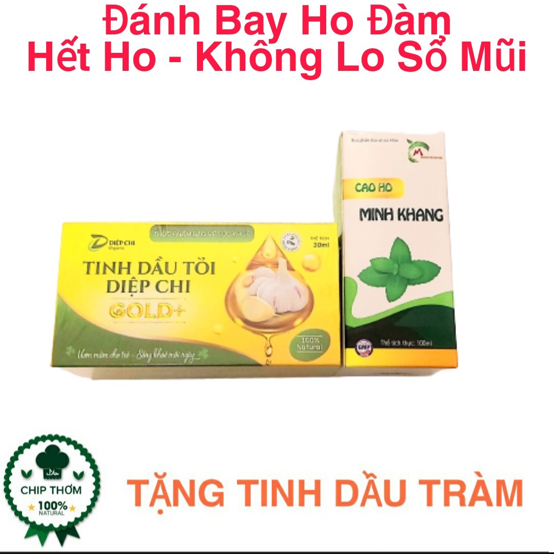 [HCM]Combo Dầu Tỏi Diệp Chi + Cao Ho Minh Khang