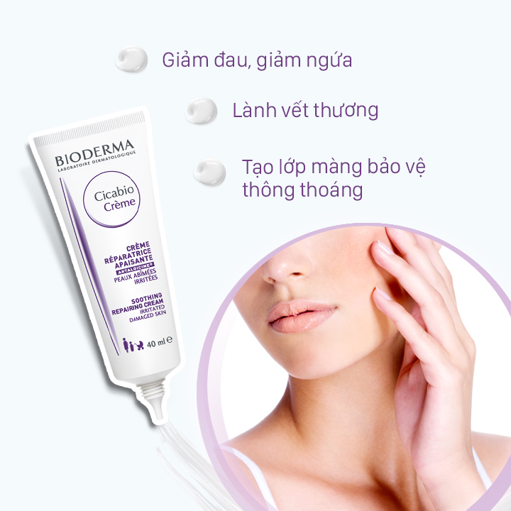 [HCM]Kem dưỡng Bioderma Cicabio Crème (40mL)