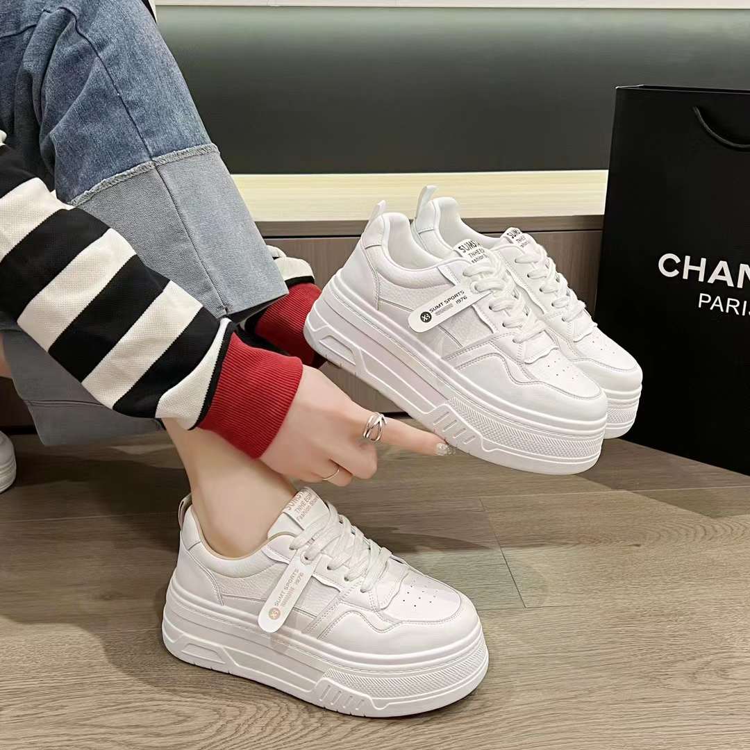 Giày thể thao,Giày sneaker nữ mã CK6207 đen trắng