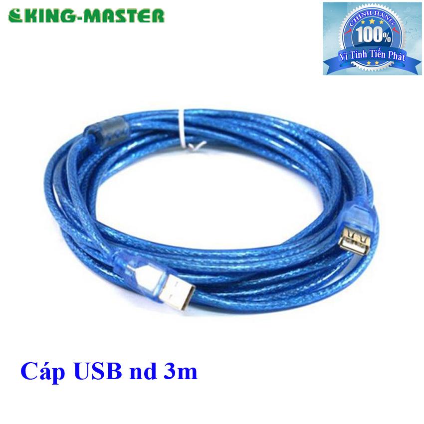 Dây Cáp USB nối dài 3M King Master chuẩn 2.0 Chống Nhiễu