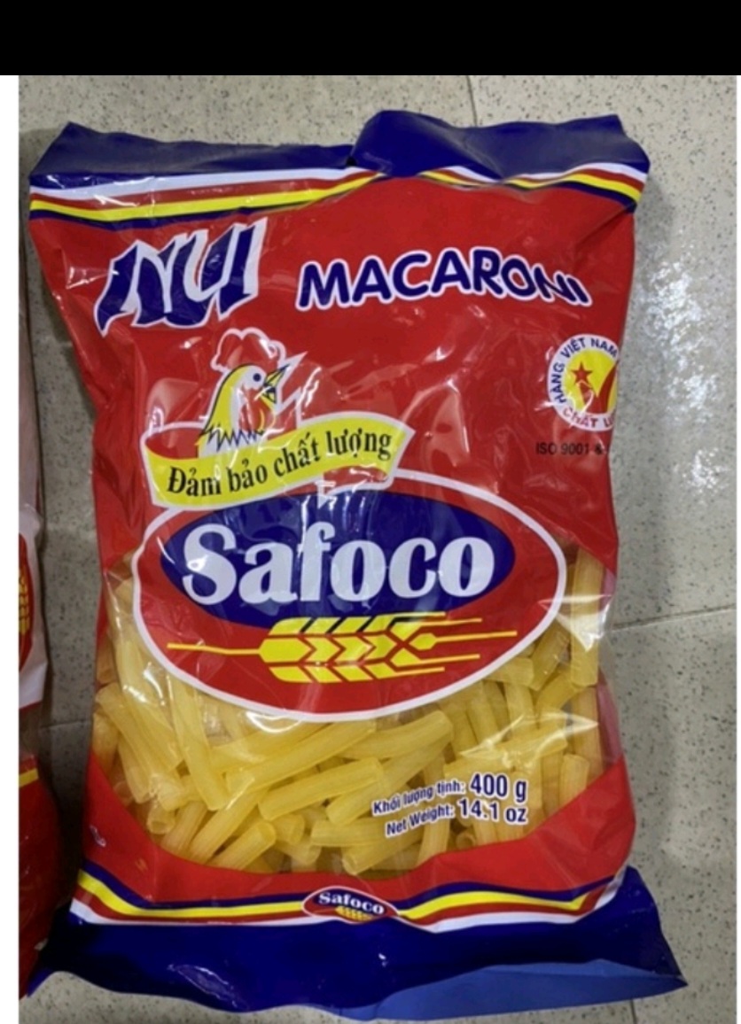 Mì Trứng, Nui ống Safoco