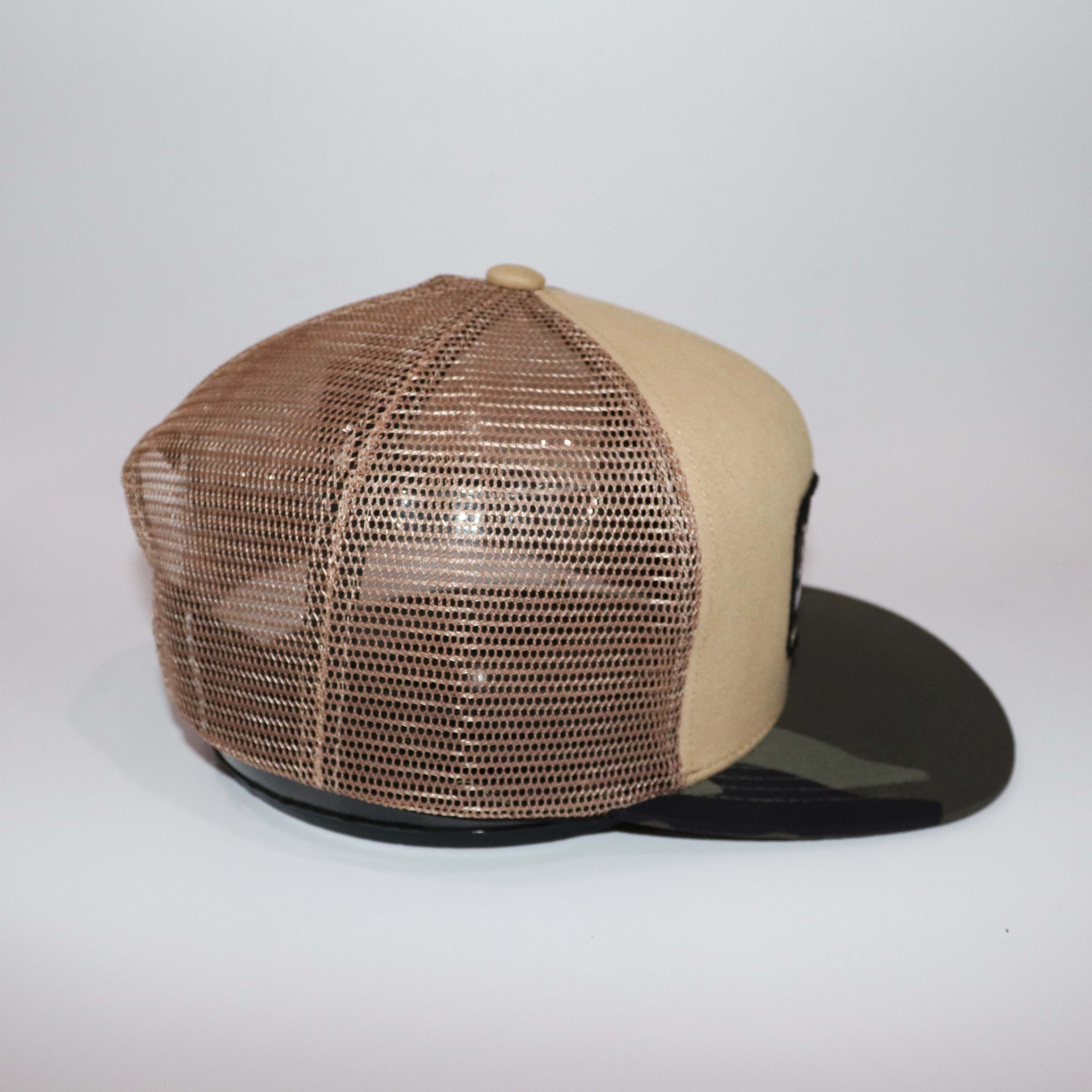 Mũ Snapback NHS BrixtonCamo Lưới Kem phối Camo.