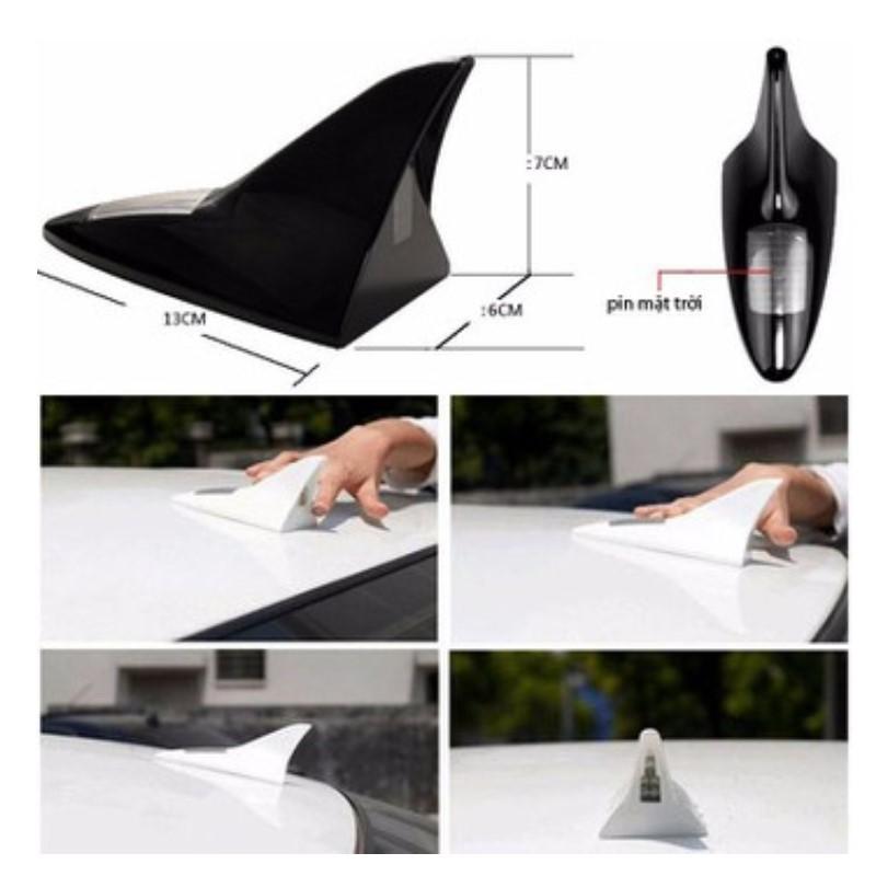 [HCM]Anten vây cá mập cho ô tô có đèn led