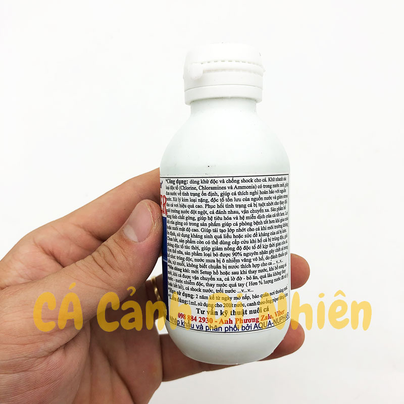 Nuphar Liquid Bacter dung dịch chống sốc xử lý nước cho hồ cá