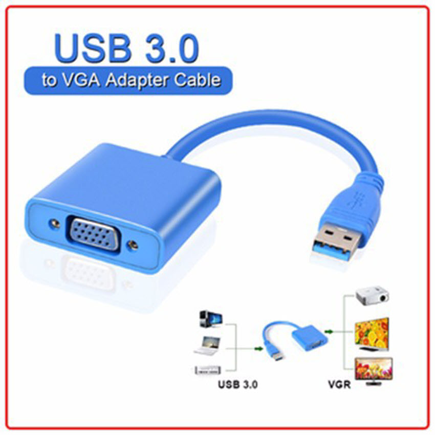Cáp chuyển đổi tín hiệu USB 3.0 sang VGA