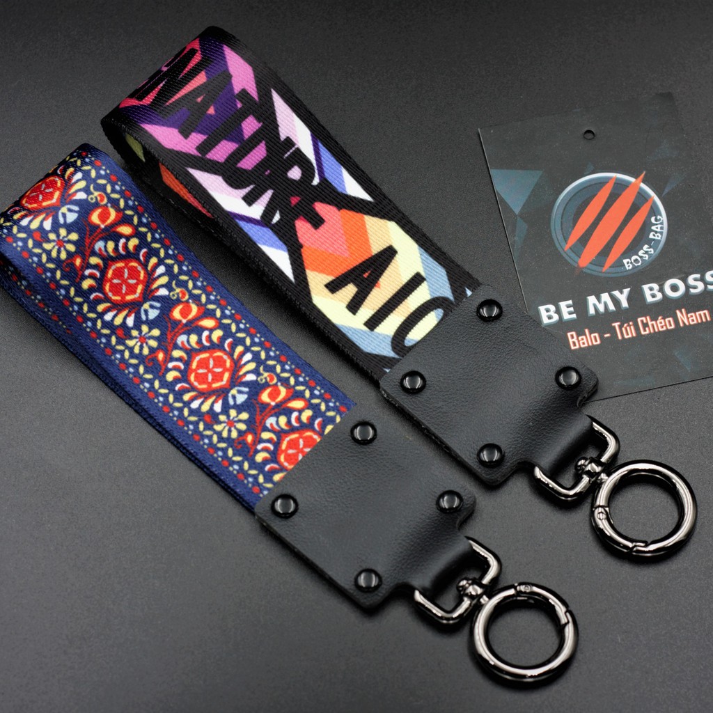 Móc Khóa, Handstrap Poly Cho Túi Xách, Máy Ảnh Thổ Cẩm