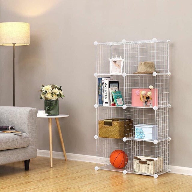 KỆ TỦ LƯỚI GHÉP SẮT ĐA NĂNG( bán theo tấm - khách inbox shop để tư vấn)