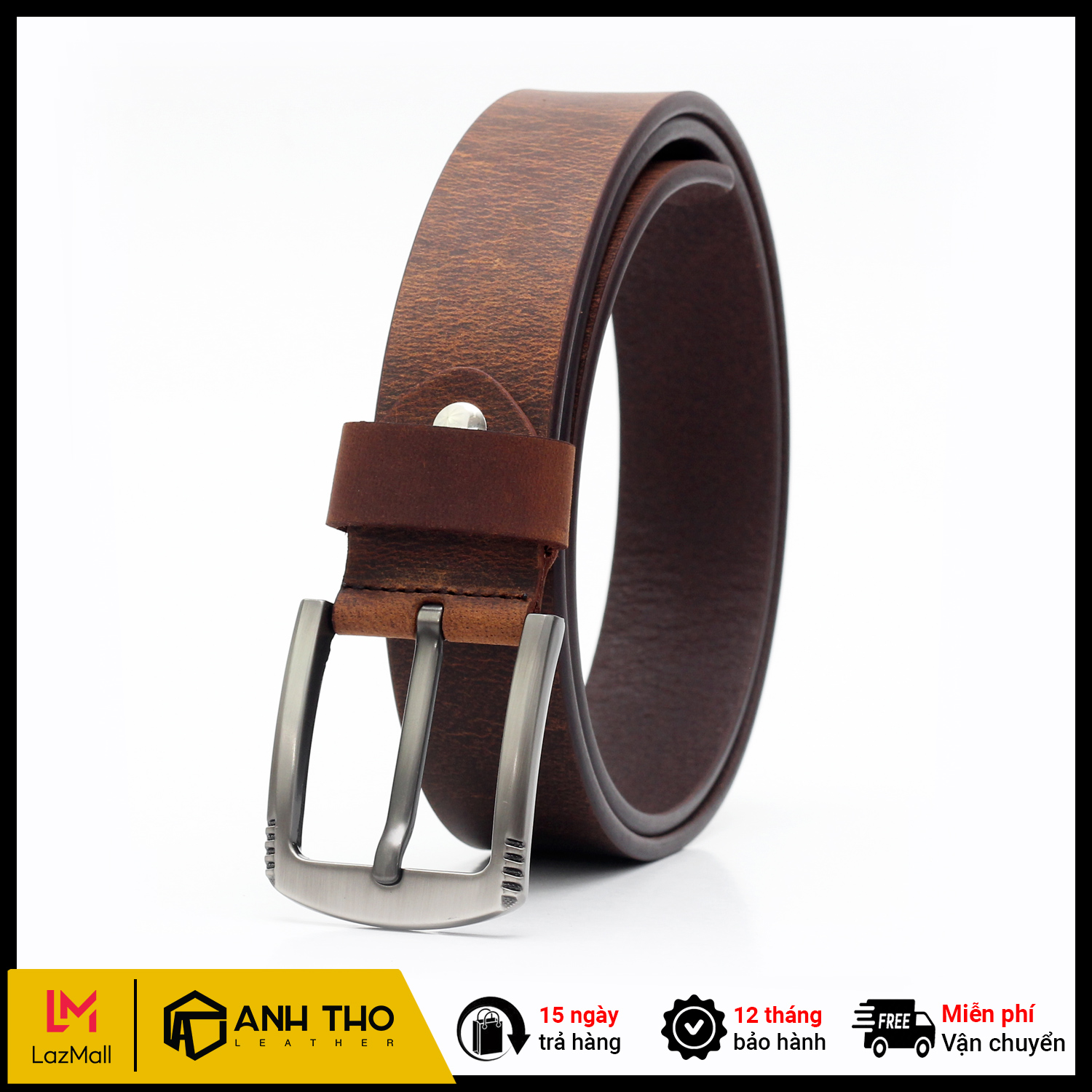 Thắt lưng nam da bò AT Leather S4K-02