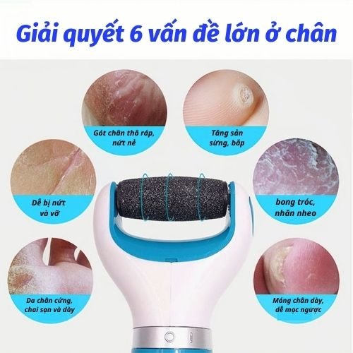 Máy Chà Gót Chân Tẩy Tế Bào Chết BÁCH HÓA TOKI