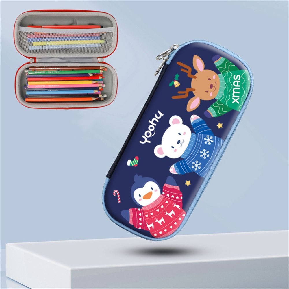 🔥🔥【COD+IN STOCK】EVA Pencil Box Children High Capacity Pencil Case 3D