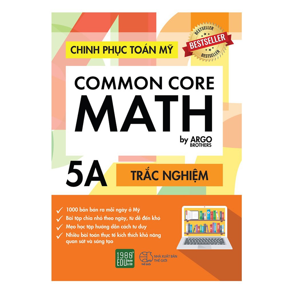 Sách - Common Core Math-Chinh Phục Toán Mỹ 5A