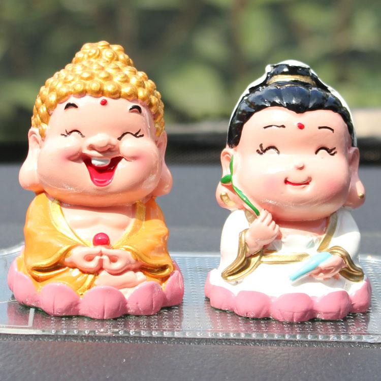 [HCM]Bộ 02 tượng chibi Phật Tổ + Quan Âm 6cm