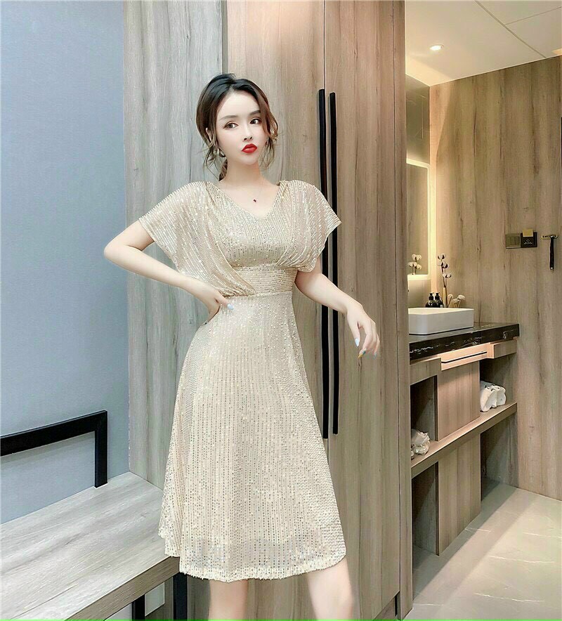 FreeshipMAX[HCM] ĐẦM XOÈ KIM SA CÁNH TIÊN CAO CẤP