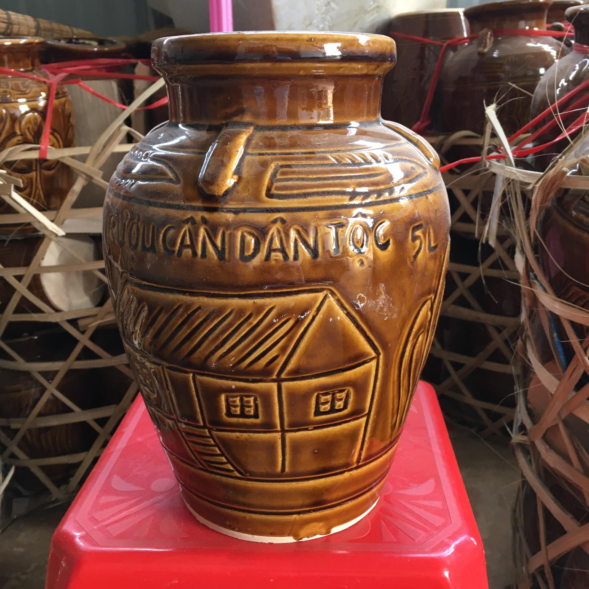 chóe đựng rượu cần 5 lít