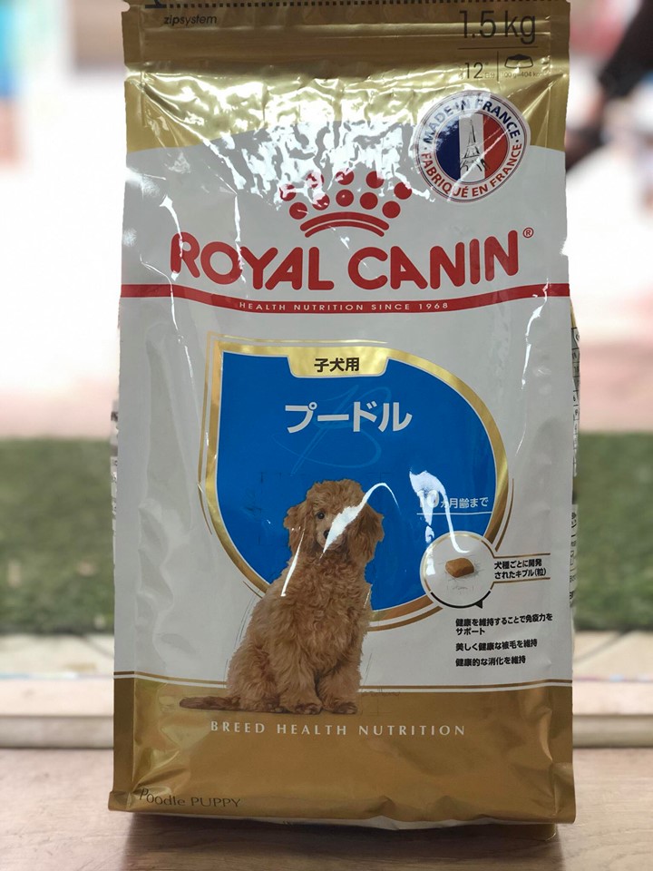 Hạt thức ăn khô cho chó Royal Canin poodle puppy 1.5kg