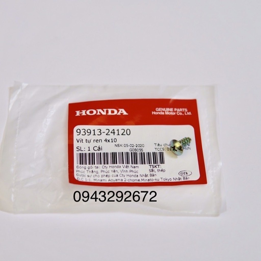 Vít bắt mặt nạ con ( vít bắt mặt nạ xi ) Dream Honda (9391324120)
