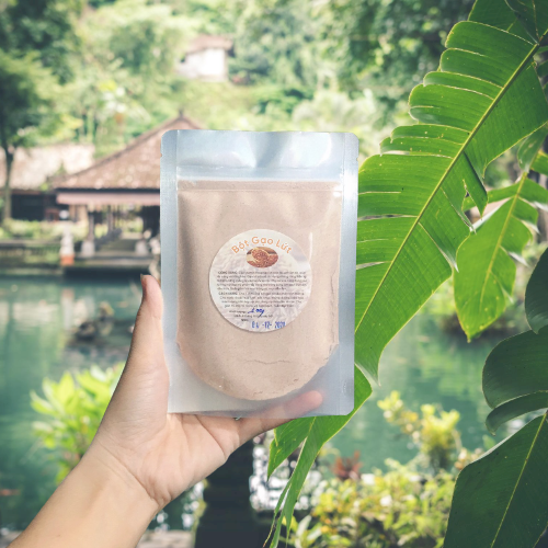 Bột gạo lứt đắp mặt dưỡng trắng
