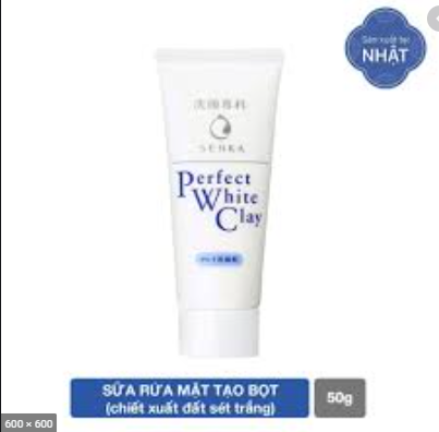 (Hàng khuyến mãi) Sữa Rửa Mặt Tạo Bọt Senka Màu Trắng 50g