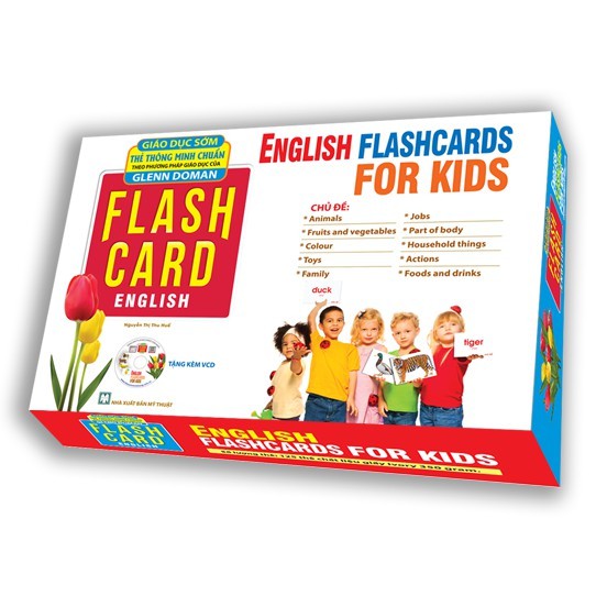 English flashcard for kids + có cd - dạy trẻ theo phương pháp glenn doman