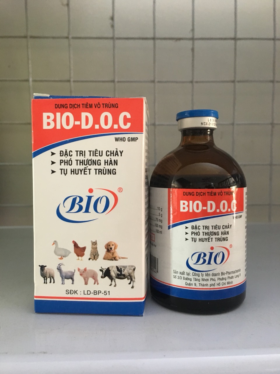 Bio DOC (100ml) - tiêu chảy, phó thương hàn, tụ huyêt trùng cho vật nuôi