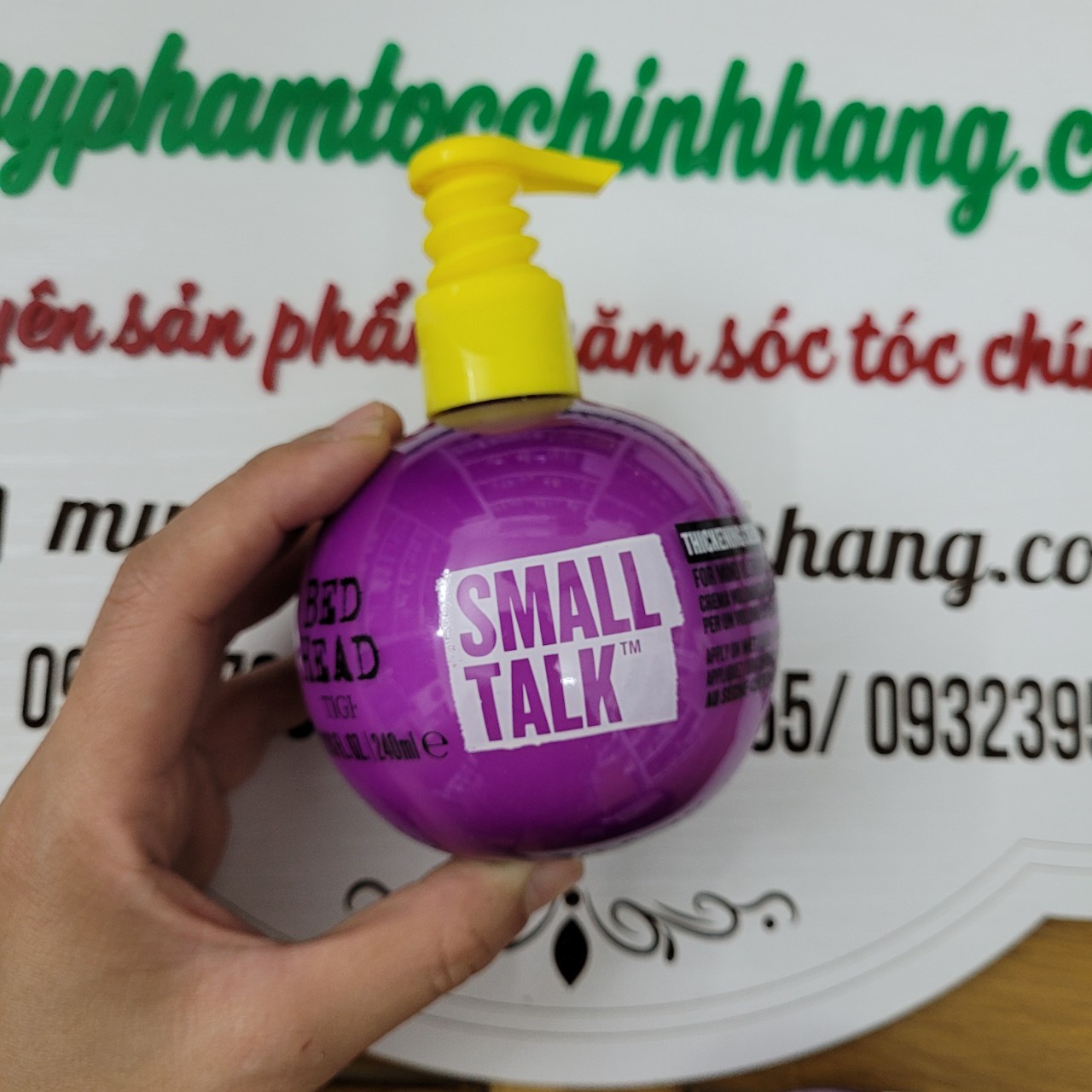 [Mẫu Mới] Gel giữ nếp tóc uốn Tigi Bed Head Small Talk tím 125ML - 240ml