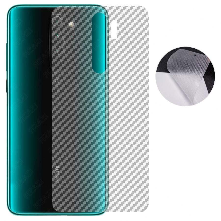 Miếng dán lưng cho Xiaomi Redmi Note 8 Pro vân Carbon chống vân tay, chống trầy xước