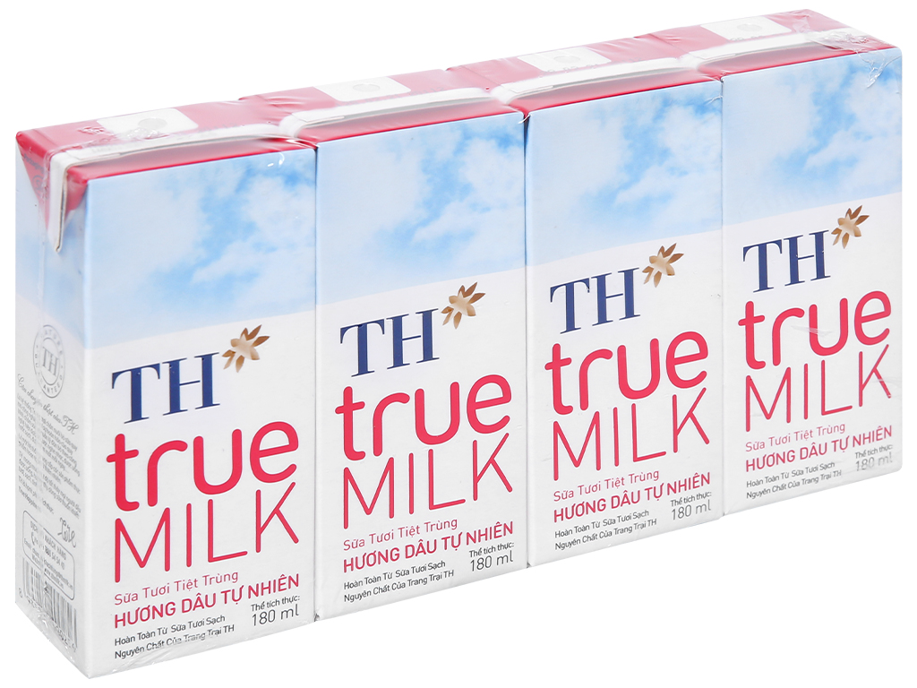Lốc sữa TH Truemilk 4 * 180ml